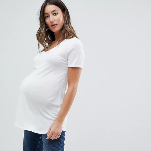 ASOS Maternity Tops - ASOS Maternity V-neck SS Tee